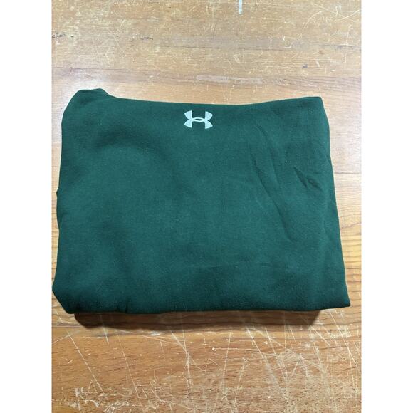 Under Armour ColdGear Hoodie Green Fleece Lined Loose Fit Men’s Small - Picture 6 of 6